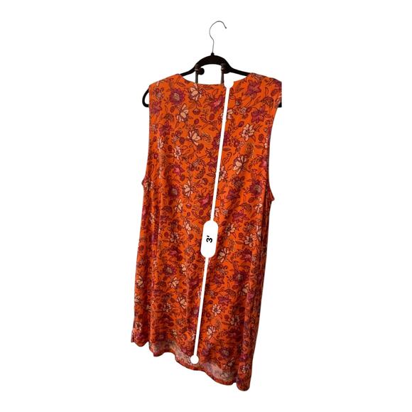 Lands End Dress Women's 2X Multi Cover Up Tropical Floral Print - Picture 5 of 7